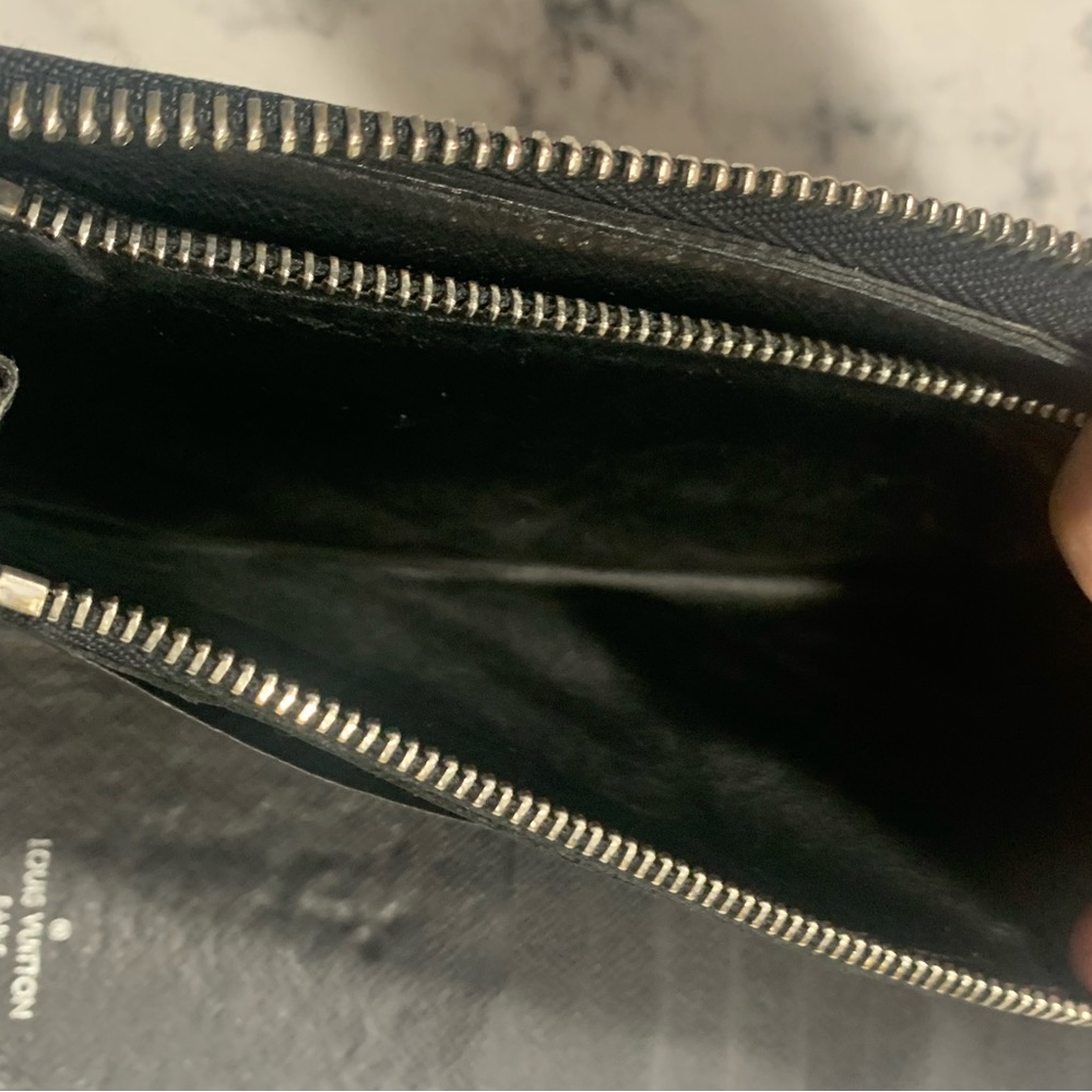 Louis Vuitton Black&Grey Damier long zippy wallet - Picture 9 of 10